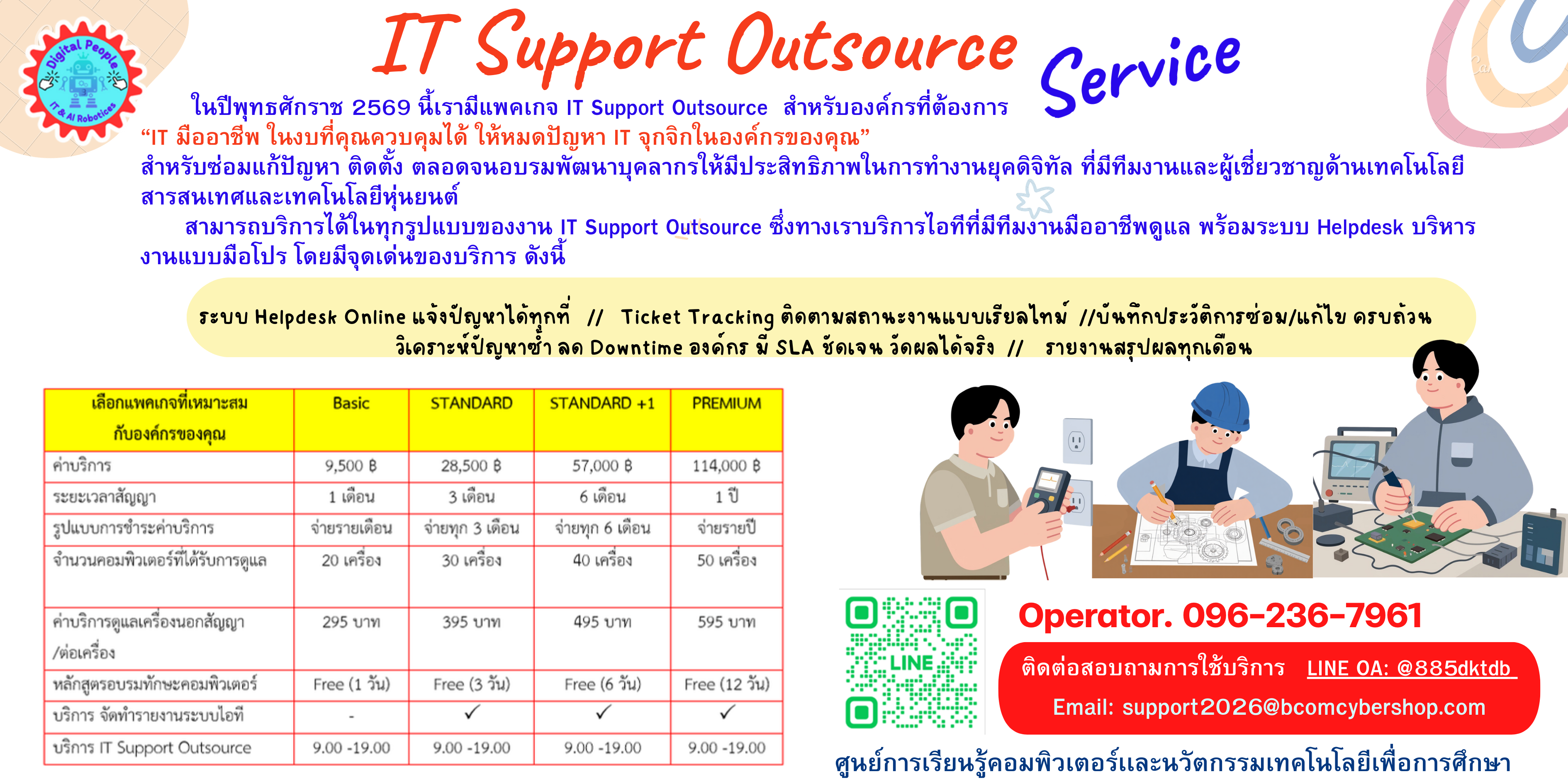 IT SUPPORT  by bcomcybershop